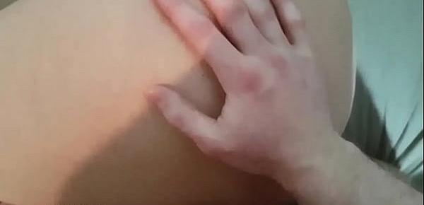 WHITE WHORE RIDING REVERSE COWGIRL